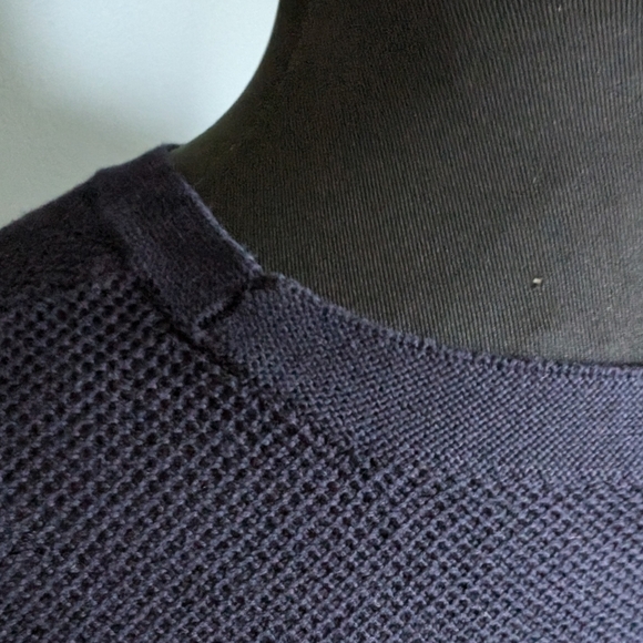 Talbots Navy Blue and Pink Striped Sweater Size Medium - Picture 12 of 12